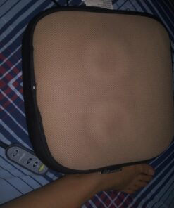 Snailax 2-in-1 Shiatsu Foot and Back Massager with Heat - Kneading Feet Massager Machine with Heating Pad, Cushion or Foot Warmer,Massagers for Back,Leg,Foot Relief Black 29 81wJtny1ZzL