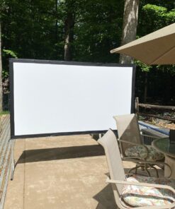 Elite Screens Yard Master 2, 110-INCH Outdoor Projector Screen with Stand 16:9, 8K 4K Ultra HD Fast Fold Portable Movie Screen Foldable Easy Snap On Cinema Theater, OMS110H2 16:9 Aspect Ratio Front Projection 44 81wKGn6TINL
