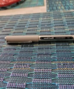 Uniball Vision Rollerball Black Pens Pack of 4, Fine Point Pens with 0.7mm Medium Black Ink, Ink Black Pen, Smooth Writing Bulk Pens, and Office Supplies 24 81wLqKEgGhL