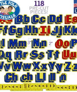 Alternative view of Little Folk Visuals Felt Letters, Alphabet Felt Learning Toy for Kids and Toddlers, Precut ABC Felt Board Figures, 118 Piece Set