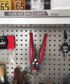 NEIKO 01924A 3-in-1 Automatic Wire Stripper, Cutter, and Crimping Tool, Auto Self-Adjusting Pliers that Cut up to 10 AWG 3-in-1 Auto Wire Strippers, Red 31 81wMZkswnWL