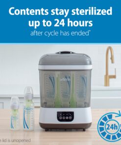 Dr. Brown's All-in-One Sterilizer and Dryer for Baby Bottles, Parts & Other Newborn Essentials Sterilizer & Dryer 1 Count (Pack of 1) 38 81wMiwJjIDL 1