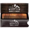 Hair Comb - Wood with Anti-Static & No Snag with Fine and Medium Tooth for Head Hair, Beard, Mustache with Premium Carrying Pouch in Design in Gift Box 43 81wNJsACCGL