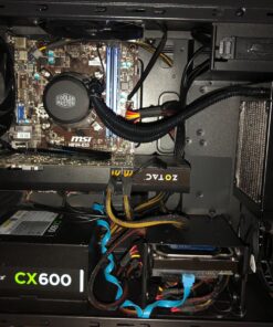 Thermaltake Versa H15 SPCC Micro ATX Mini Tower Computer Chassis CA-1D4-00S1NN-00, Black Computer Case 87 81wQ d1Q PL