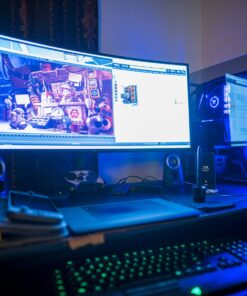 LG 34WN80C-B UltraWide Monitor 34” 21:9 Curved WQHD (3440 x 1440) IPS Display, USB Type-C (60W PD) , sRGB 99% Color Gamut, 3-Side Virtually Borderless Design, Tilt/Height Adjustable Stand - Black Power Delivery : 60W 42 81wQUzGwDL