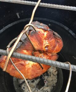 Pit Barrel Cooker Classic Package - 18.5 Inch Drum Smoker | Porcelain Coated Steel BBQ Grill | Includes 8 Hooks, 2 Hanging Rods, Grill Grate and More 93 81wQmubsTrL