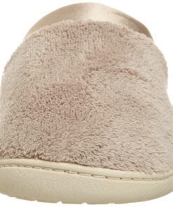 isotoner Women's Microterry Clog 5-6 Taupe 8 81wRM71F5gL