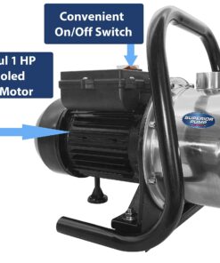 Superior Pump 96110 Stainless Steel 1 HP Portable Sprinkler Pump, Black 8 81wRbvWZhfL