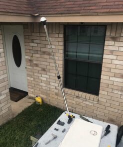 SeaSense LED Stern Light - Range of 2 Nautical Miles - Easily Adjustable, Stowable Black EDC Light for Boats, Kayaks, Canoes, Pontoons & Fishing Vessels up to 39 Feet (Base Not Included) white, silver, and black 26-48-Inch 17 81wRwFxqtoL