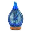 Porseme Oil Diffuser 3D Glass Aromatherapy Ultrasonic Humidifier, Air Refresh Auto Shut-Off, Timer Setting, BPA Free for Home Hotel Yoga Leisure SPA Gift 100ml Last 4H C1-100ml Afantty