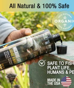 MICROBE-LIFT MLXSAG6 Sludge-Away Pond and Outdoor Water Garden Sludge and Muck Remover, Safe for Live Koi Fish, Plant Life, and Decor, 1 Gallon 20 81wS8GDbZfL 1