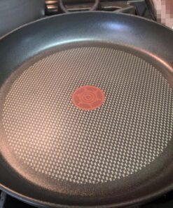 T-fal Ultimate Hard Anodized Nonstick Cookware Set 17 Piece Oven Safe 400F, Lid Safe 350F Pots and Pans, Dishwasher Safe Black 17-Piece 47 81wSB4xqF L