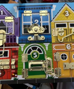 Melissa & Doug Latches Wooden Activity Board Standard Packaging 33 81wSVEki6UL 1