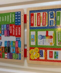 Melissa & Doug My First Daily Magnetic Activities Calendar For Kids, Weather And Seasons Calendar For Preschoolers and Ages 3+ (Pack of 1) 49 81wUAaJ0NrL