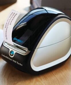 DYMO Label Printer | LabelWriter 450 Turbo Direct Thermal Label Printer, Fast Printing, Great for Labeling, Filing, Mailing, Barcodes and More, Home & Office Organization 450 Turbo Machine 28 81wUkIC6GDL