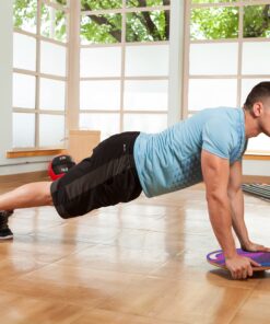 JFIT Balance Board, 15.4” – 360° Rotation, for Balance, Coordination, Posture - Large, Wooden Wobble Boards with 18° Tilting Angle for Workouts - Premium Core Trainer Equipment Kaleidoscope 15 81wVFUZRk9L