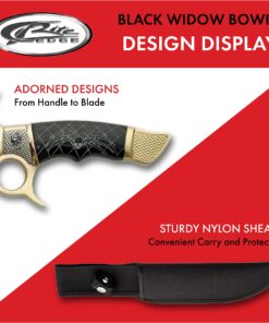 Szco Supplies14” Black Widow Bowie Knife 7 81wXAtWdCBS