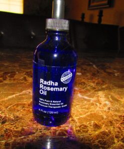 Radha Beauty - Huge 4 oz. Rosemary Essential Oil - 100% Pure Therapeutic Grade, Steam Distilled for Aromatherapy, Relaxation, Scalp, Healthy Hair Growth, Anti-Aging, Dry Skin 4 Fl Oz (Pack of 1) 26 81wY70P5o7L