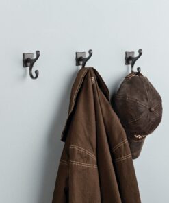 Alternative view of Franklin Brass Double Scroll Hook Assembly Wall Hooks 5-Pack, Gunmetal, FBSCRH5-TDG-C 5 Pack