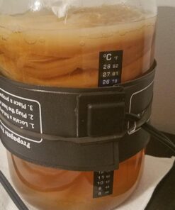 Wrap Around Kombucha Heater Belt | Propagate Pro Brewing and Fermentation Heat Mat Warmer | Keeps Your SCOBY Happy and Productive with Stickon Thermometer 1 3 inch x 20 inch 39 81wYIMNEbL