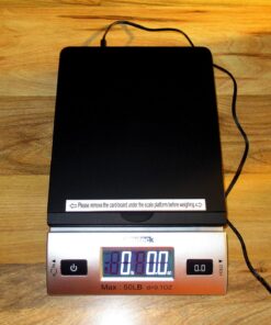 ACCUTECK All-in-1 Series W-8250-50bs A-Pt 50 Digital Shipping Postal Scale with Ac Adapter, Silver 43 81wYU opG7L