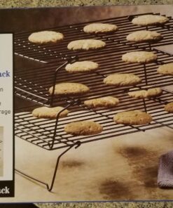 Wilton Excelle Elite 3-Tier Cooling Rack for Cookies, Cake and More - Cool Batches of Cookies, Cake Layers or Finger Foods, Black 59 81wYl7Dvr6L