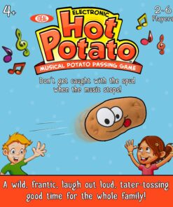 Alternative view of ALEX Toys Ideal Hot Potato Electronic Musical Passing Kids Party Game, Don’t Get Caught With the Spud When the Music Stops! Ages 4+, 2-6 Players, Brown