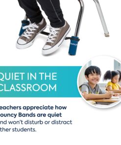 Bouncy Bands Original for Elementary School Chairs (Blue, Pack of 1) Blue 13 81wa4noXurL