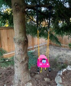 DCAL Gear Tree Swing Hanging Straps Kit - Easy & Fast Installation - 5ft Extra Long Straps Hold 2000 lb - Safer Lock Snap Carabiner Hooks Perfect to Tree Swing, Swing Sets, Tire Swing & Hammock 40 81waNnIBXeL