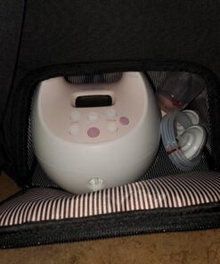 Hap Tim Diaper Bag Backpack,Large Capacity Travel Back Pack Maternity Baby Nappy Changing Bags, Double Compartments with Stroller Straps,Waterproof,Black (US7340-DG) Dark Grey 85 81waTMEQt6L