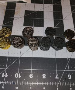 Beverly Oaks Metal Pirate Coins - Gold and Silver Spanish Doubloon Replicas - Fantasy Metal Coin Pirate Treasure (100) 100 63 81wcdEGEFnL
