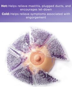 Lansinoh TheraPearl 3-in-1 Hot or Cold Breast Therapy Pack with Cover, 2 Count 15 81wdKmA2EGL
