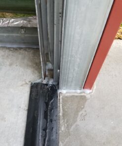 Universal Garage Door Threshold Seal, DIY Garage Door Weather Stripping, Weatherproof Floor Buffer Bottom Rubber Strip Replacement, Not Include Sealant/Adhesive (20 Ft, Black) 20Ft 22 81weAkxdNwL