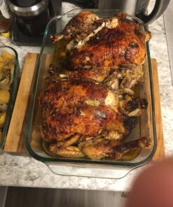 Cuisinart Multiclad Pro Triple Ply Stainless Cookware 16-inch Roasting Pan Skillet, Rectangular Roaster w/Rack 27 81whEKg22L