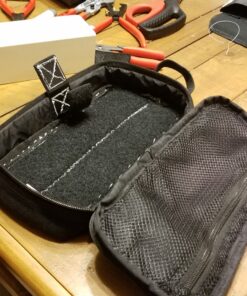 Rough Enough Small Tool Bag Pouch Large Black Pencil Case Box for Kids Boys School Men Cordura Heavy Duty 57 81wiUBad6dL