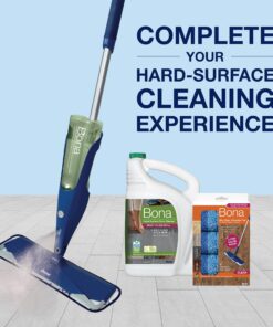 Bona Multi-Surface Floor Cleaner Refill - 128 fl oz - Unscented - Refill for Bona Spray Mops and Spray Bottles - Residue-Free Floor Cleaning Solution for Stone, Tile, Laminate, and Vinyl Floors Unscented Multi-Surface 128 fl oz (Pack of 1) 32 81wiyCnpY4L