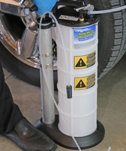 Mityvac 7201 Manual Fluid Evacuator Plus with 2.3 Gallon Reservoir; Evacuates or Dispenses Fluids with Push Button; Evacuate Through The Dipstick Tube 36 81wjcRet69L
