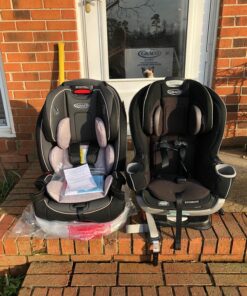 Graco Slimfit 3 in 1 Car Seat -Slim & Comfy Design Saves Space in Your Back Seat, Darcie, One Size 50 81wjzcIE2BL