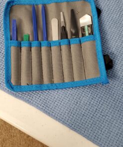 Professional Opening Pry Tool Repair Kit with Non-Abrasive Nylon Spudgers and Anti-Static Tweezers, 8 Piece Set 30 81wm3u2PfhL