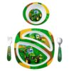The First Years John Deere's Johnny Tractor and Friends Dinnerware Set - Toddler Plates and Bowls Set - Includes Toddler Plate, Toddler Bowl, Toddler Fork and Toddler Spoon - 4 Count 4 Piece Set 10 81wmM1E0fL
