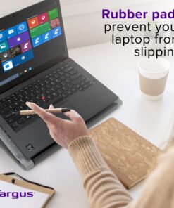 Targus Portable Chill Hub with High Speed Fans Ventilation Prevents Overheating, 4-Port USB Hub, Rubber grips, Cooling Pad for up to 17-Inch Laptop (AWE84US) 17 inch Mat 10 81wmfpcaWL