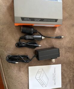 ZeroKor Portable Power Bank with AC Outlet, 65W/110V Portable Laptop Charger Battery Bank, 24000mAh/88.8Wh External Battery Pack,Backup Power Source for Outdoor Tent Camping RV Home Office Emergency Orange Grey 58 81wmoOjnILL