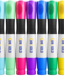 June Gold 39 Assorted Colored Dry Erase Whiteboard Markers, 13 Unique Colors, Chisel Tip, Low Odor, Comfortable Grip & Vivid Lines 39 Colored Chisel Tip Markers 20 81wn1bF7kBL