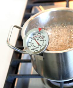 Escali AHC1 Stainless Steel Deep Frying and Candy Thermometer with Pot Clip, 5-Inch Probe with Candy Temperature Zones, NSF Certified Short Probe 11 81wndjKTuqL