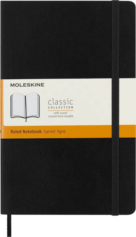 Catalog 5 Moleskine Classic Notebook, Soft Cover, Large (5 x 8.25") Ruled/Lined