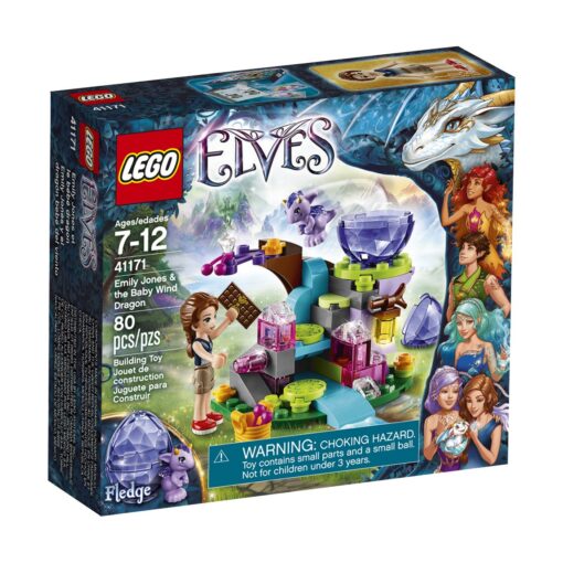 LEGO Elves Emily Jones & The Baby Wind Dragon 41171 Building Kit (80 Piece)