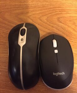 Logitech M535 Bluetooth Mouse Compact Wireless Mouse with 10 Month Battery Life Works with Any Bluetooth Enabled Computer, Laptop or Tablet Running Windows, Mac OS, Chrome or Android, Gray - Black 46 81wq3YRmwzL