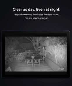 Google Nest Cam Outdoor - 1st Generation - Weatherproof Camera - Surveillance Camera with Night Vision - Control with Your Phone 1st Gen 1 Count (Pack of 1) Nest Cam (Outdoor, Wired) 45 81wq5 GgXVL