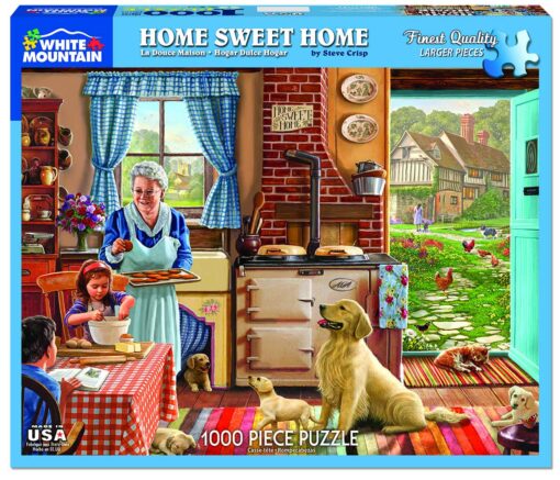 White Mountain Puzzles Home Sweet Home - 1000 Piece Jigsaw Puzzle