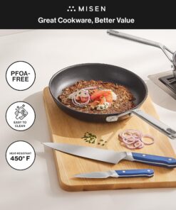 Misen Nonstick Pots and Pans Set - Nonstick Cookware Sets - 9 Piece Essential Kitchen Cookware Set Cookware Set 9 Piece 11 81wrKoSa84L